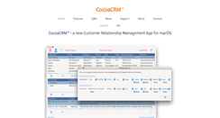 Desktop Screenshot of cocoacrm.com